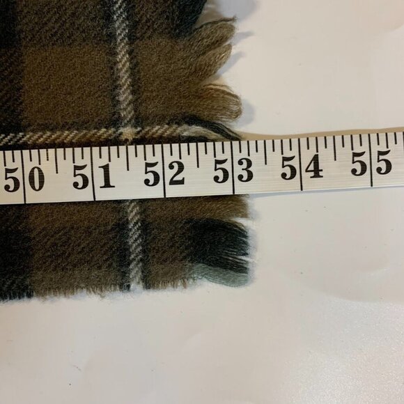 Lacharron Adults New Wool Plaid Tartan Fringe Med Length Wool Scarf - Picture 9 of 9